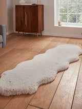 Next Think Rugs Beige Super Teddy Shaggy Rug 60x180cm- Buy online at McGrocer