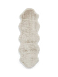 Think Rugs beige Super Teddy shaggy rug 60x180cm (British brand)