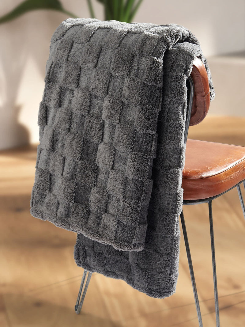 U.S. Polo Assn. Premium Plush Jacquard Throw 130x170cm - British product