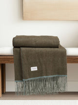 Next U.S. Polo Assn. Desert Palm Luxurious Herringbone Throw, 130 x 170cm- Buy online at McGrocer