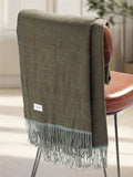 US Polo Assn herringbone boxed throw 130x170cm (British brand)