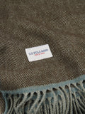 US Polo Assn herringbone boxed throw 130x170cm (British brand)