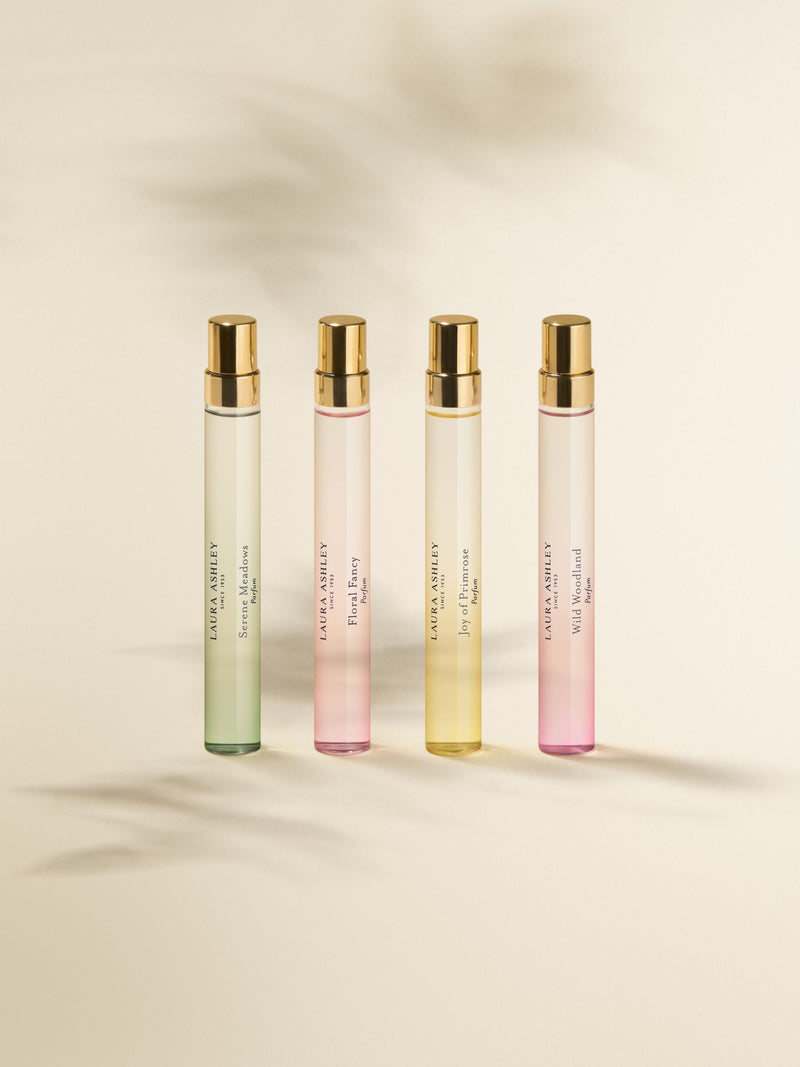 Laura Ashley perfume gift set 4x10ml purse sprays floral fragrances (British brand)