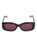 Dune London black rectangular sunglasses acetate - British product
