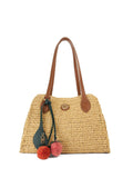 Dune London Natural Devotedly raffia shopper bag, UK version