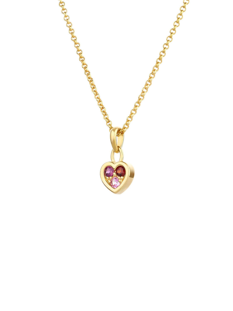 Dinny Hall gold heart charm pendant adjustable chain - British product