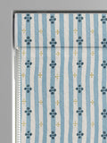 Emily Bond Blue Clara made to measure roman blind, UK version