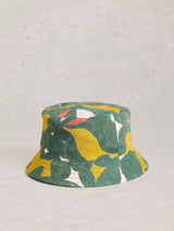 Next White Stuff Green Reversible Bucket Hat- Buy online at McGrocer