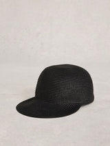 Next White Stuff Black Woven Cap Women's Hat- Buy online at McGrocer