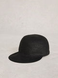 White Stuff black woven cap (British brand)