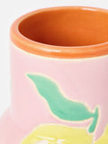 Oliver Bonas Pink Limon ceramic vase 23cm - British product