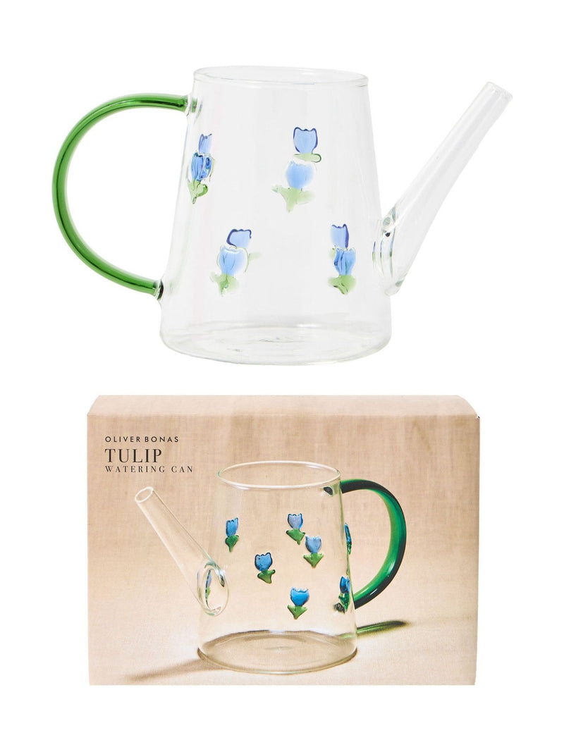 Oliver Bonas tulip watering can glass 13cm - British product