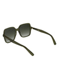 Longchamp Brown Lo808S oversized rectangular sunglasses (British brand)