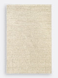 La Redoute Diano knitted effect wool rug ecru white 200x290cm, UK version