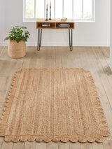 Next La Redoute Intérieurs Aftas Natural Jute Rug 200cm x 290cm- Buy online at McGrocer