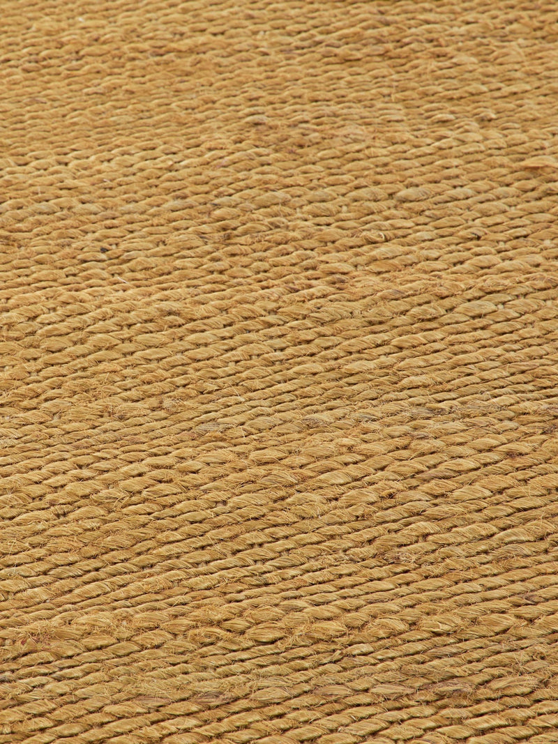 La Redoute Intérieurs Yellow Tanora jute and cotton rug 200x290cm, imported from the UK