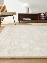 Next La Redoute Intérieurs Thelma Leopard Print Wool Rug, Ecru, 200x290cm- Buy online at McGrocer