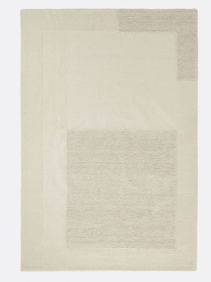 La Redoute Intérieurs ecru wool rug 200x290cm (British brand)