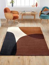 Next La Redoute Intérieurs Signatures Urbana Multicolour Graphic Wool Rug 200x290cm- Buy online at McGrocer