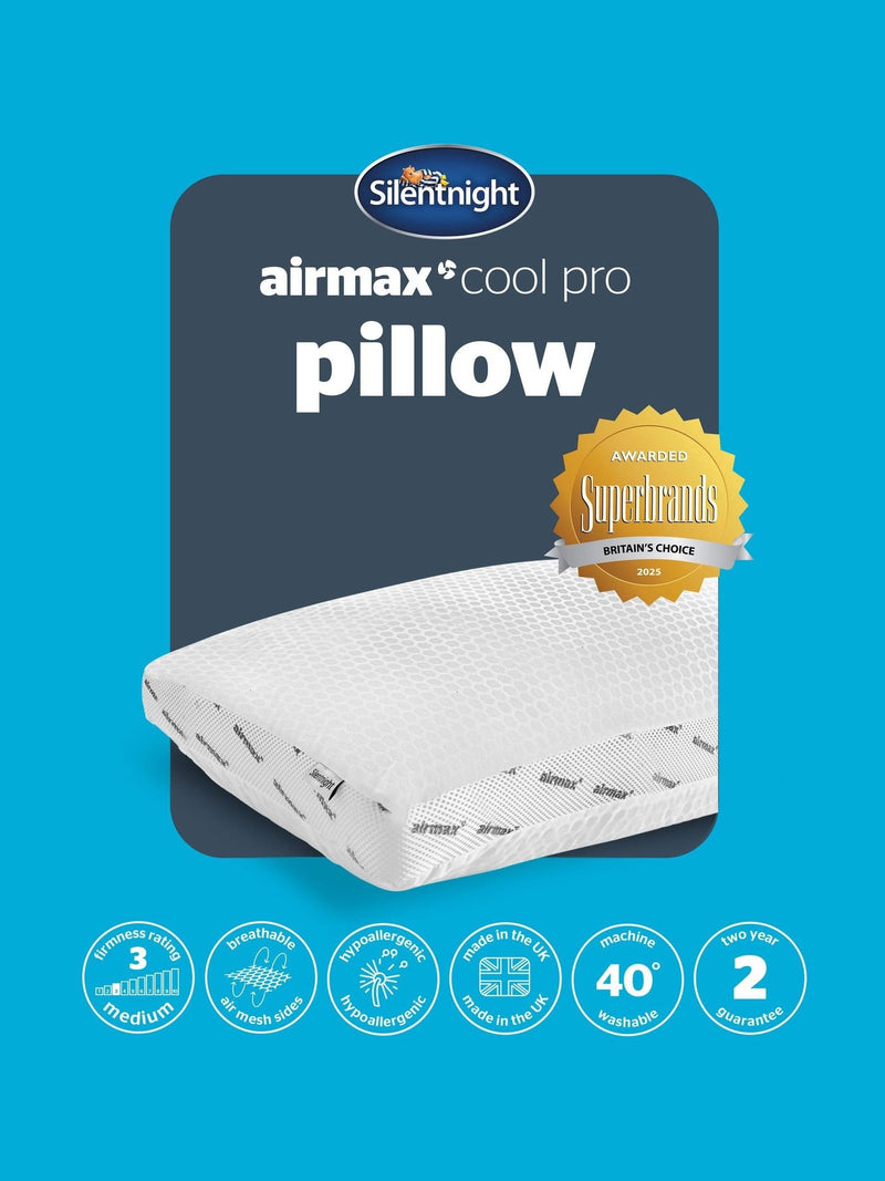 Silentnight Airmax Cool Pro Pillow, UK version