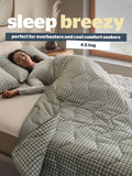 Silentnight gingham coverless duvet 4.5 tog, UK version