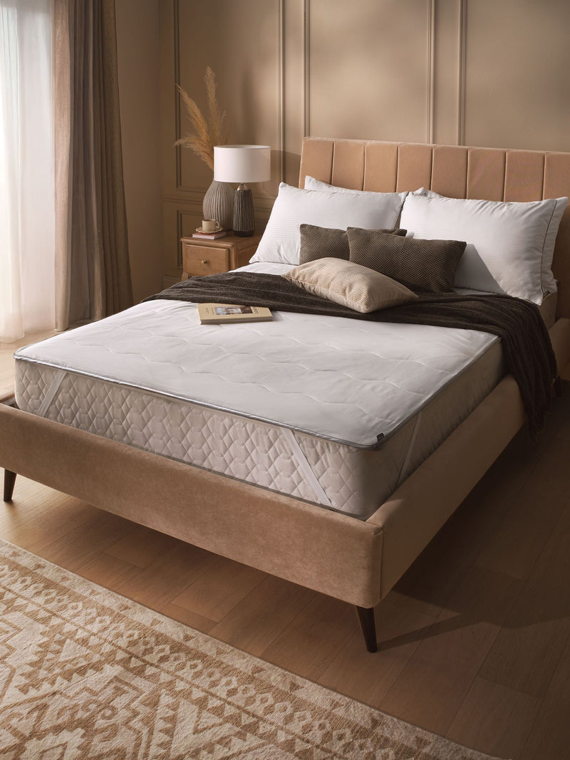 Sleepeezee quilted hypoallergenic mattress protector, imported from the UK