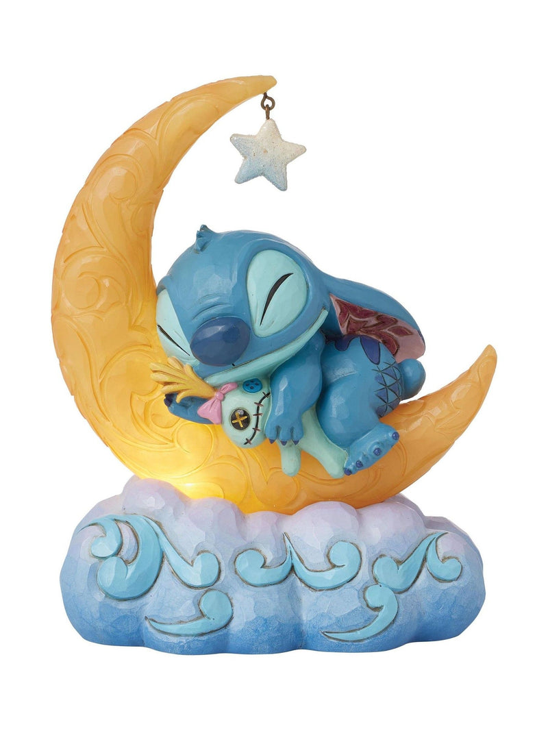Disney Stitch light-up moon figurine by Jim Shore, UK version