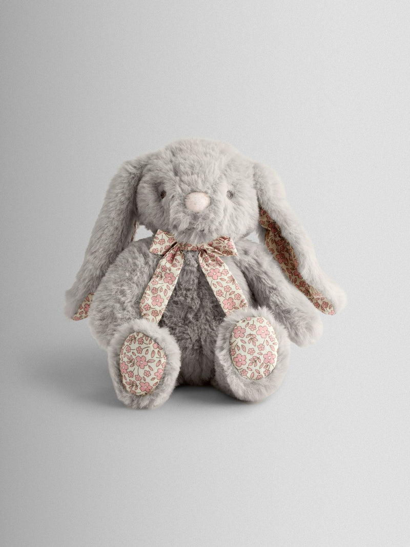 JoJo Billie Bunny personalised soft toy, floral ears, small (British brand)