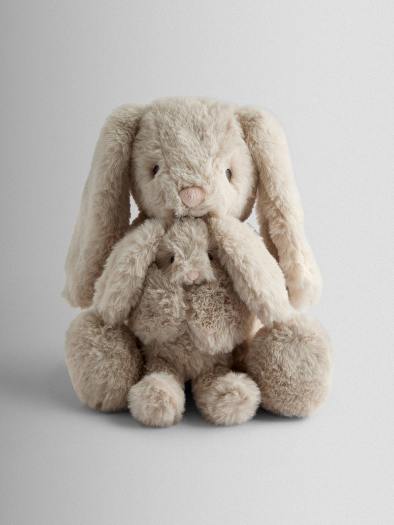 JoJo Maman Bébé mummy and baby bunny personalised soft toy 31cm, UK version