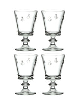 Next La Rochère Set of 4 Clear Bee Stemmed Wine Glasses 24CL- Buy online at McGrocer