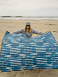SlowTide Indigo Koko picnic blanket (British brand)