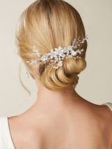 Next Jon Richard Silver Tone Madeline Texture Petal Maple Leaf Spray Hair Comb- Buy online at McGrocer