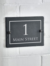 Next Loveabode Personalised Rustic Slate Sign 20 x 15cm- Buy online at McGrocer