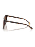 Coach square sunglasses dark tortoise brown gradient lenses (British brand)