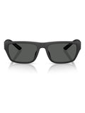 Emporio Armani black pillow sunglasses with grey lenses - British product