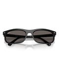 Ray-Ban rectangle sunglasses black frame grey lenses (British brand)