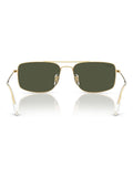 Ray Ban Explorer 3 square sunglasses in gold with green lenses, British product