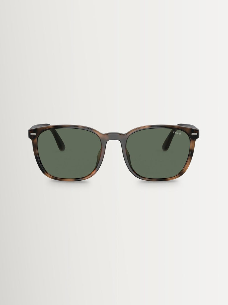 Polo Ralph Lauren square sunglasses shiny havana, UK version