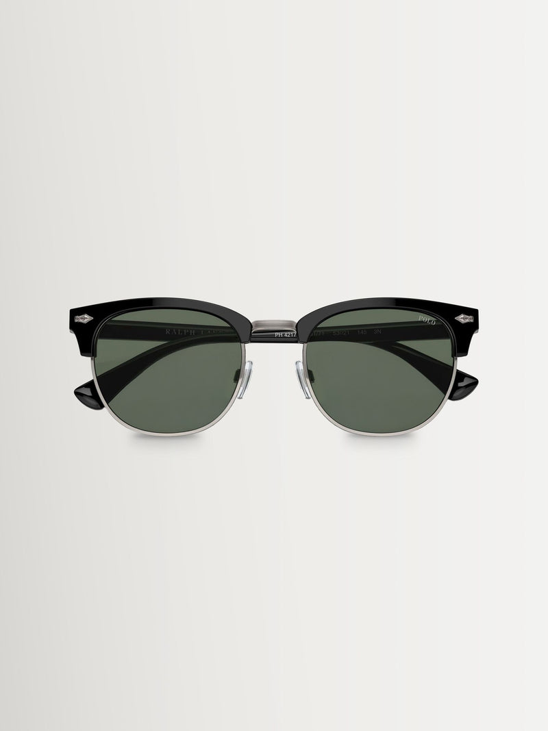 Polo Ralph Lauren black round sunglasses (British brand)
