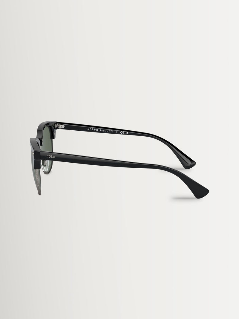 Polo Ralph Lauren black round sunglasses (British brand)