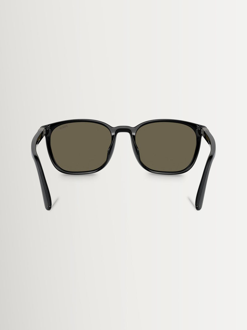 Polo Ralph Lauren square sunglasses black frame brown lenses (British brand)