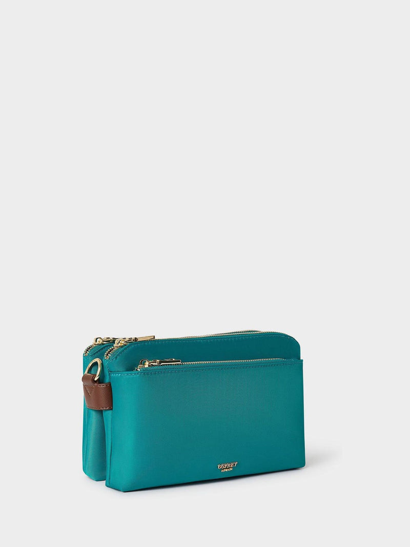 Osprey London blue nylon cross-body bag (British brand)