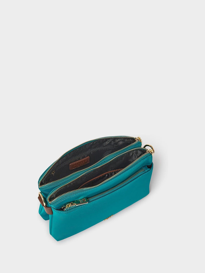 Osprey London blue nylon cross-body bag (British brand)