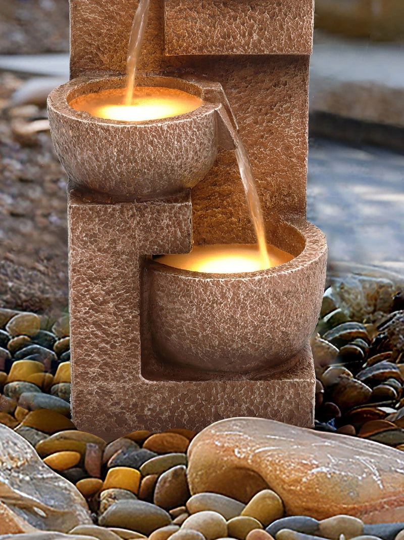 Charles Bentley Danube cascading garden water feature 54.5cm - British product