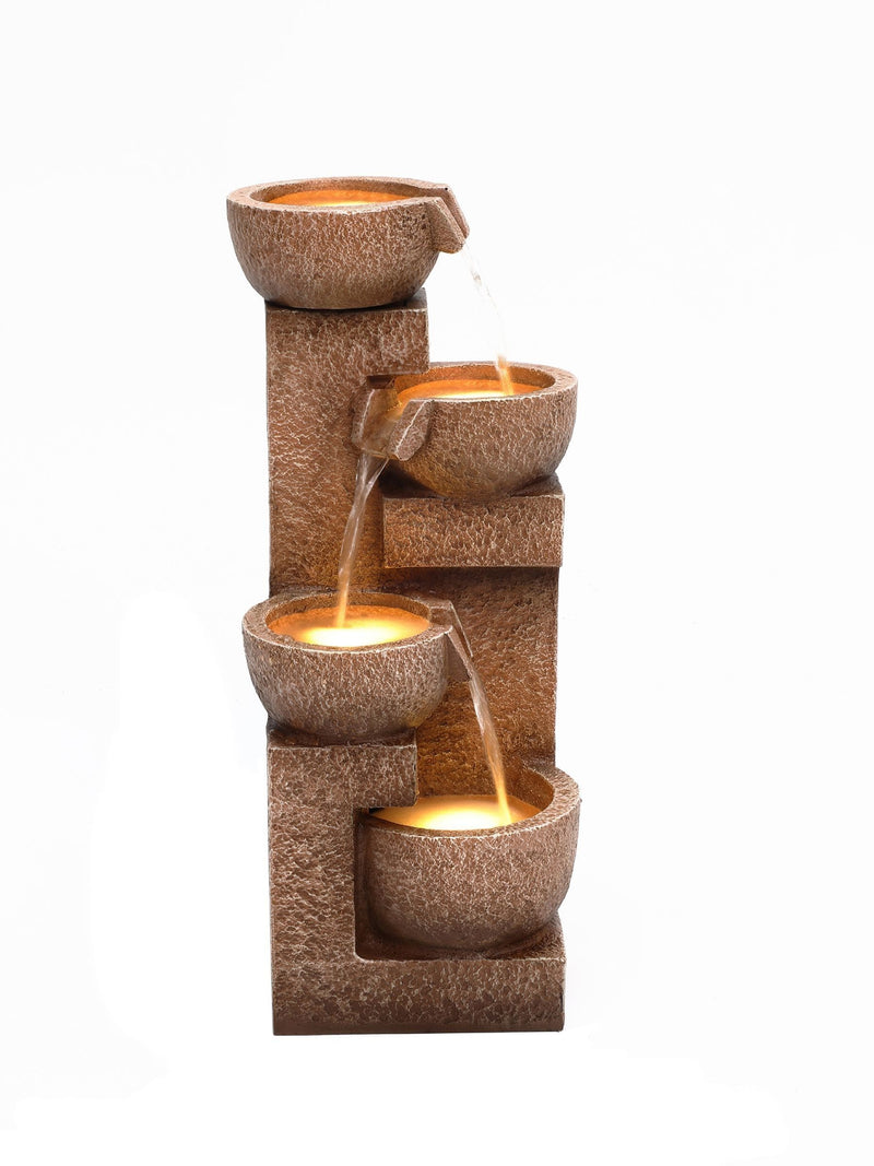 Charles Bentley Danube cascading garden water feature 54.5cm - British product