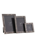 Widdop grey mosaic border photo frame 4x6, UK version