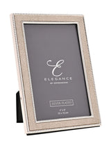 Next Widdop Silver Metal Plated Faux Shagreen Photo Frame 4x6 Inch- Buy online at McGrocer