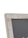 Widdop silver-plated hammered frame 4x6, imported from the UK