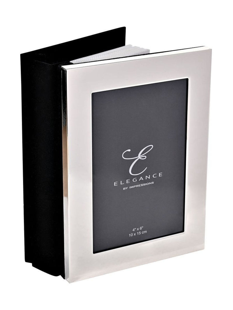 Widdop silver plated photo album 4x6, UK version