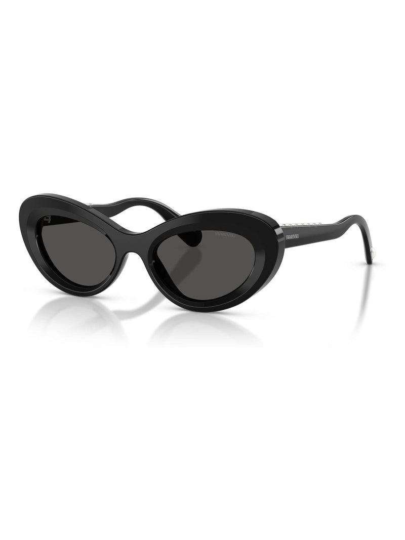 Swarovski black cat eye acetate sunglasses - British product